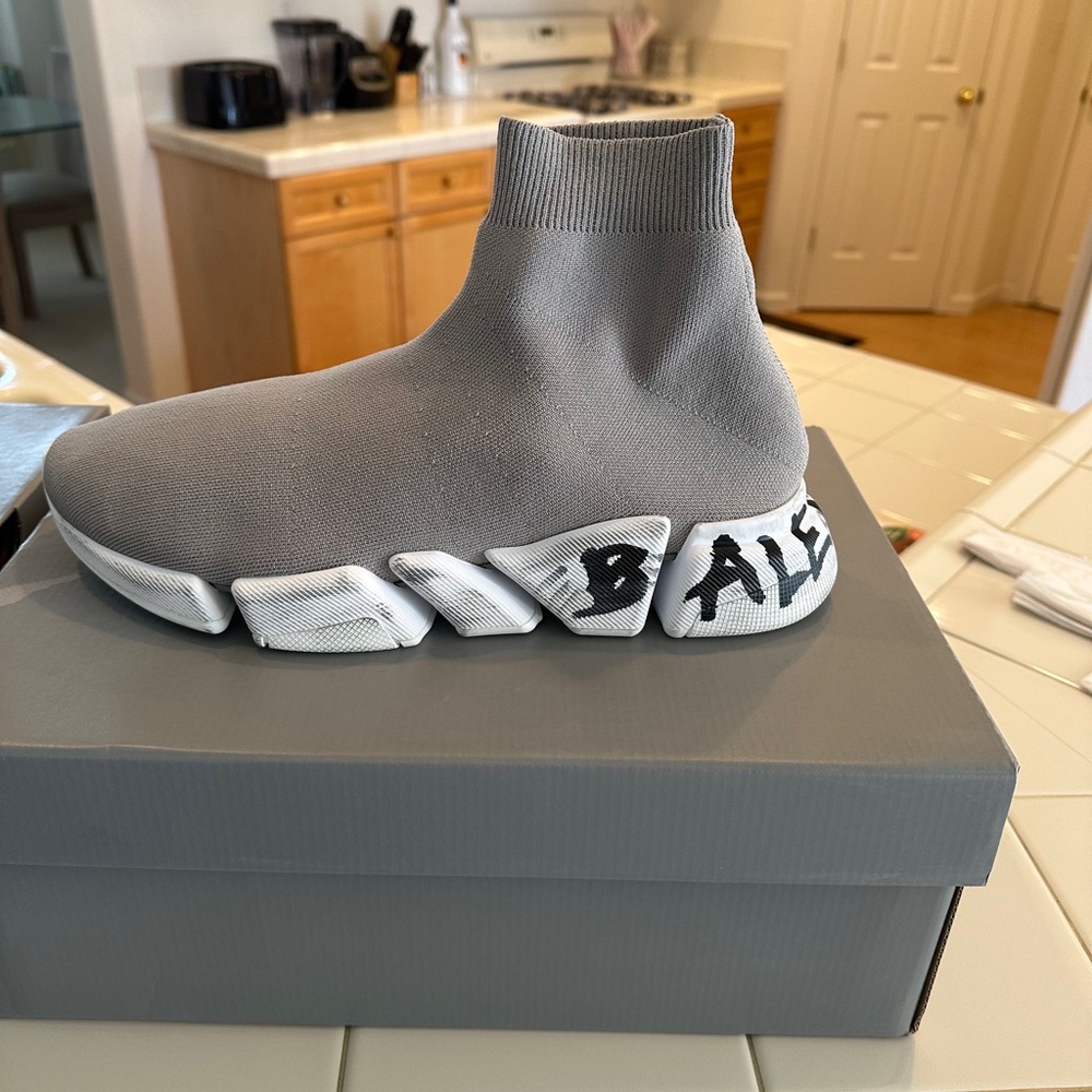 Balenciaga Speed 2.0 LT Graffiti Sole Sneakers